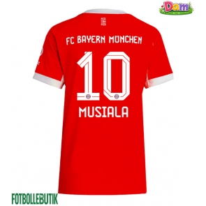 Bayern Munich Jamal Musiala #10 Hemmatröja Kvinnor 2025-26 Kortärmad